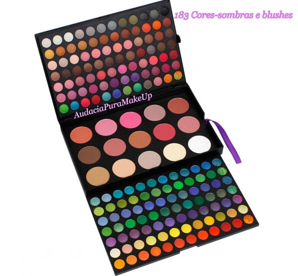 183 cores sombras e blushes