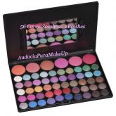 56 cores sombras e blush