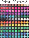 Paleta de 120 cores A